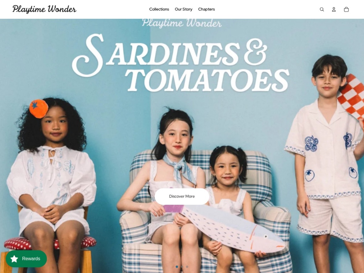Playtimewonder website preview